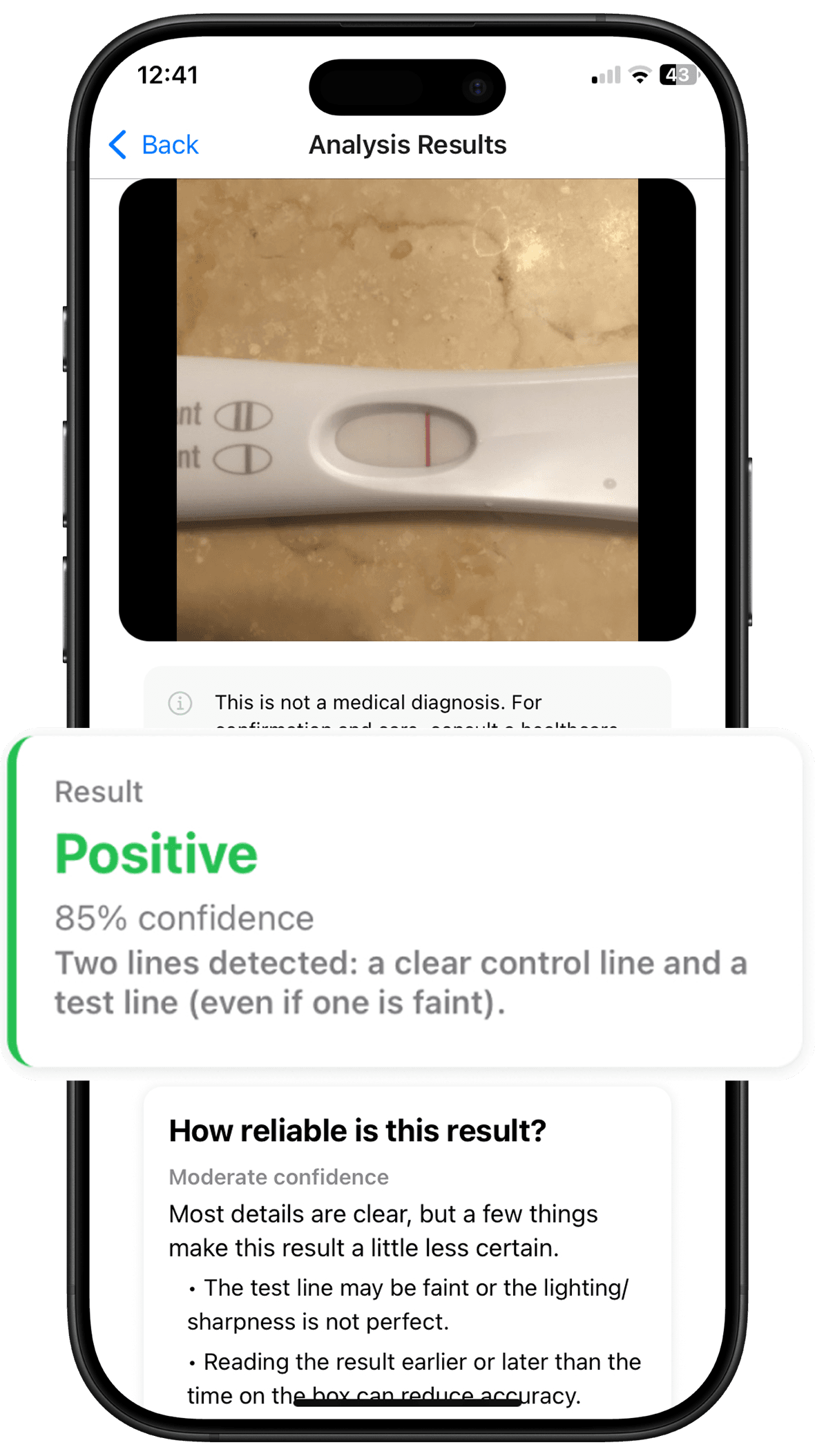 ClearLine app analysis results