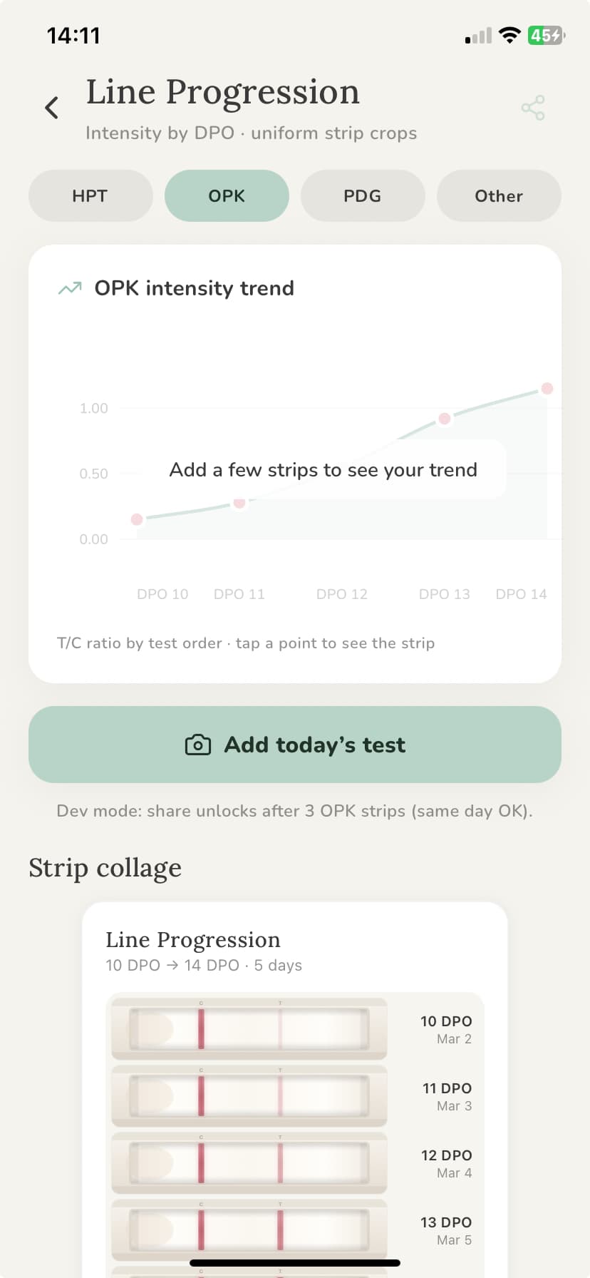 ClearLine line progression collage and DPO comparison
